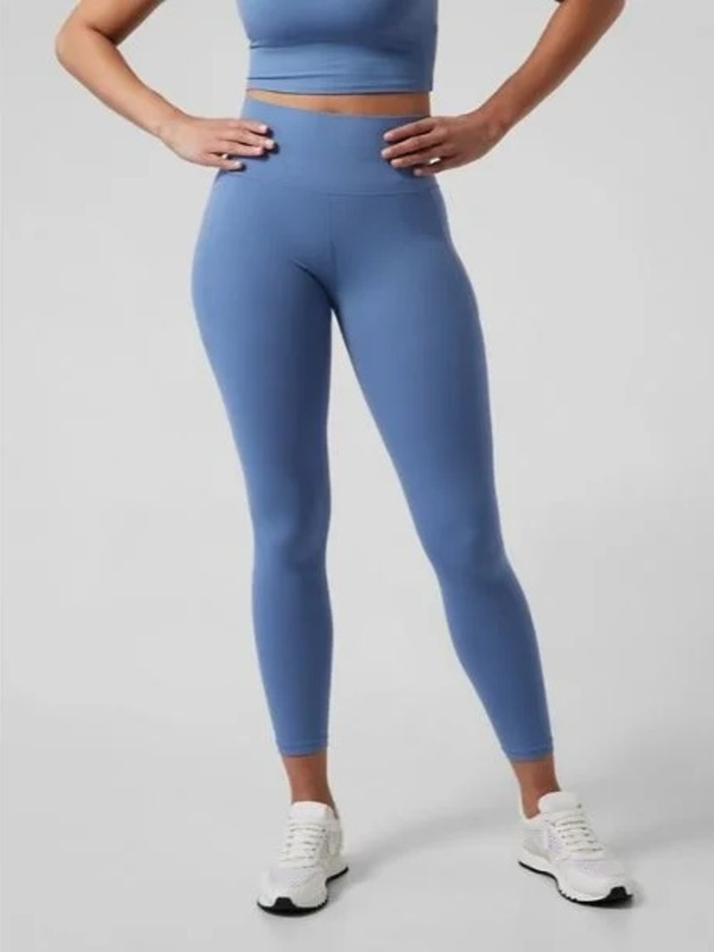 Athleta Sky Blue High-Rise Seamless Leggings